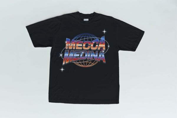 Mecca & Medina Retro Typeface Tee - Image 2